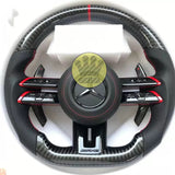 New Shape Carbon fiber Steering Wheel - A C CLA G GL E GLC GLA GLE GLS CLS C117 W17 E636