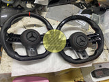 New Shape Carbon fiber Steering Wheel - A C CLA G GL E GLC GLA GLE GLS CLS C117 W17 E636