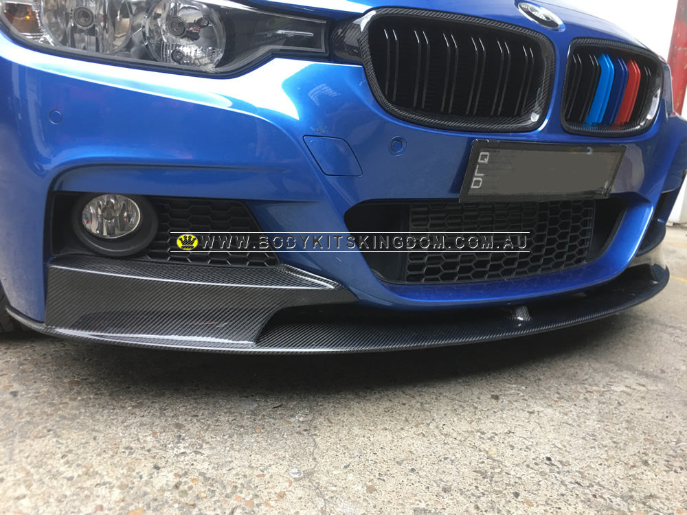 M Tech carbon fiber front lip F30 / F31 bodykit kingdom