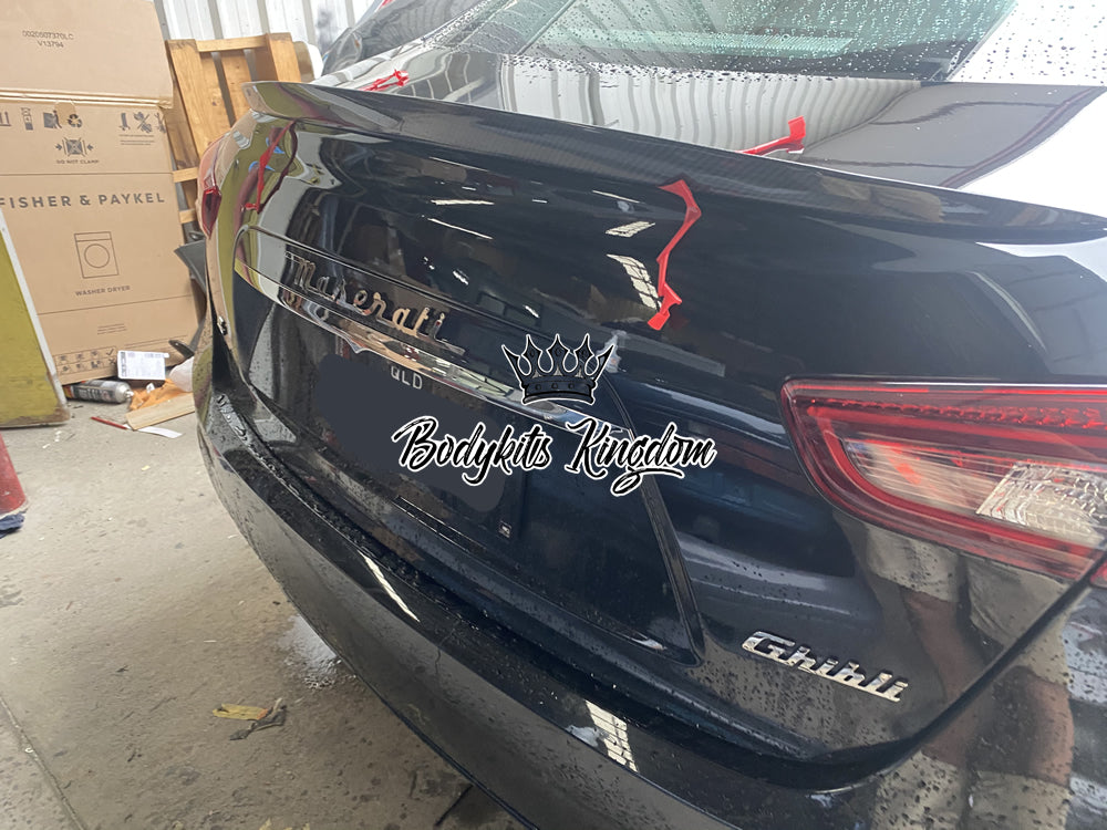 Carbon Fiber Spoiler - Maserati Ghibli (14 Up) – bodykit kingdom