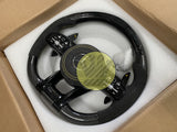 Updated Carbon fiber Steering Wheel with LED - A C CLA G GL E GLC GLA GLE GLS CLS C117 W176