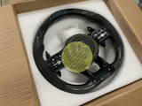 Updated Carbon fiber Steering Wheel with LED - A C CLA G GL E GLC GLA GLE GLS CLS C117 W176