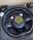 Updated Carbon fiber Steering Wheel with LED - A C CLA G GL E GLC GLA GLE GLS CLS C117 W176