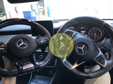 Updated Carbon fiber Steering Wheel with LED - A C CLA G GL E GLC GLA GLE GLS CLS C117 W176