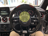 Updated Carbon fiber Steering Wheel with LED - A C CLA G GL E GLC GLA GLE GLS CLS C117 W176
