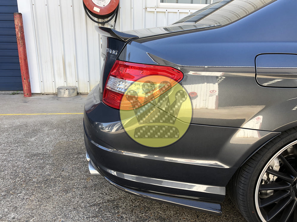 Carbon Fiber Rear Splitter - W204 sedan – bodykit kingdom