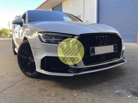 RS3 Style Front Bumper - 8V Facelifted A3 S3