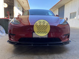 Carbon Fiber Front Lip - Model Y