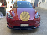 Carbon Fiber Front Lip - Model Y