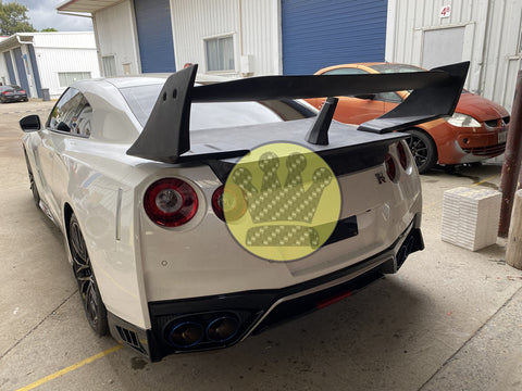 LBWK style carbon fiber wing - R35 GTR – bodykit kingdom