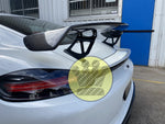 GT4 style Carbon Fiber Wing - 718 Cayman Boxster