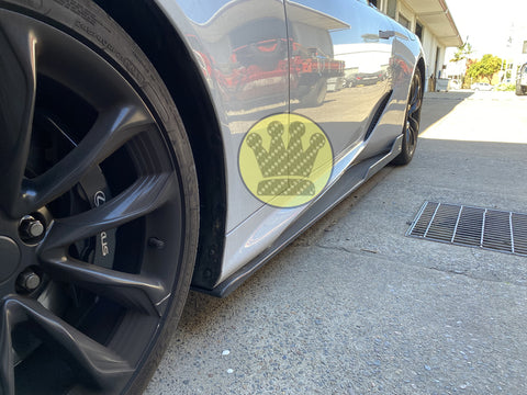 Carbon Fiber side skirts extension - LC500 LC500h