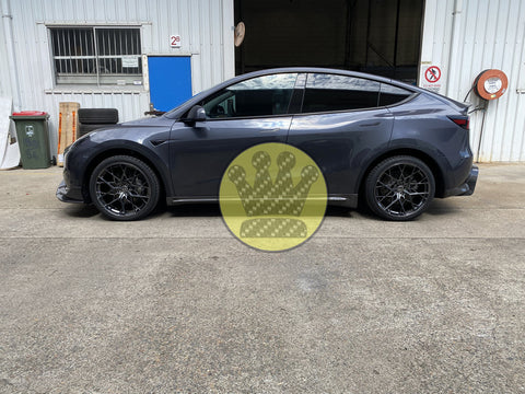 Type A Carbon Fiber Side Skirts - Model Y