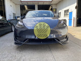 Type A Carbon Fiber Front Lip - Model Y