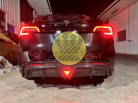 Type 1 Carbon Fiber Diffuser - Model Y