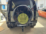 Gloss Black Spare Wheel Cover - Landrover Defender 110 90 Series