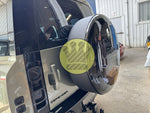 Gloss Black Spare Wheel Cover - Landrover Defender 110 90 Series