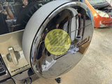 Gloss Black Spare Wheel Cover - Landrover Defender 110 90 Series