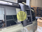 Black Side Mounted Ladder - Landrover Defender 110 Series