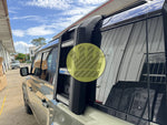 Black Side Mounted Ladder - Landrover Defender 110 Series