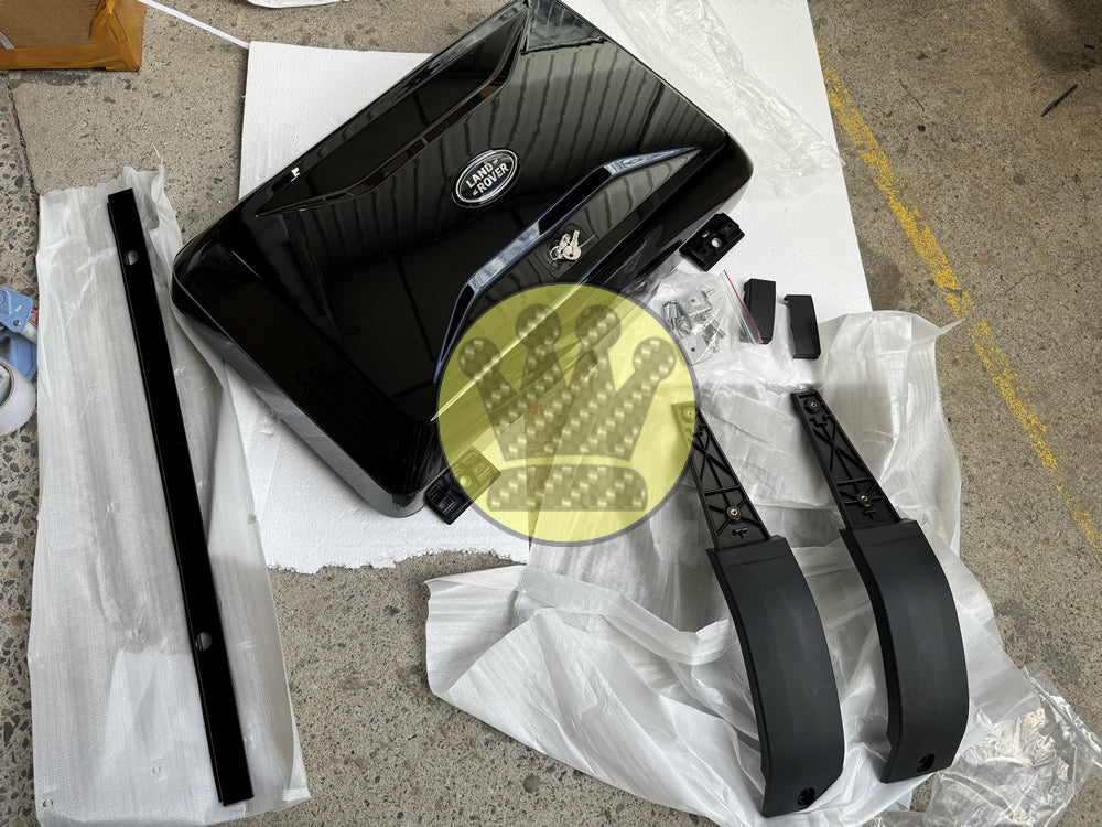 Black Side Mounted Cargo Box - Landrover Defender 110 Series – bodykit ...