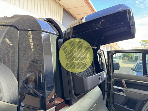 Black Side Mounted Cargo Box - Landrover Defender 110 Series – bodykit ...