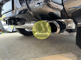 Gloss Black exhaust Tips - Landrover Defender 110 90 Series
