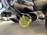 Gloss Black exhaust Tips - Landrover Defender 110 90 Series