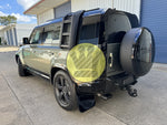 Gloss Black Mud Flap - Landrover Defender 110 90 Series