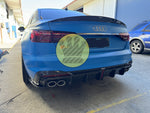 Karbel Pre-pregged Dry Carbon Fiber Lip Spoiler - S4 B9 B9.5