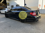 Carbon Fiber Rear Splitter - W204 sedan