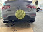 GLC63 Rear Diffuser with tips - C253 GLC Coupe (15-23)