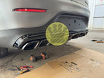 GLC63 Rear Diffuser with tips - C253 GLC Coupe (15-23)