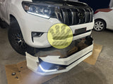 M style front lip with LEDs - Prado 150