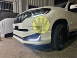 M style front lip with LEDs - Prado 150