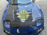 Amemiya Style Carbon Fiber Bonnet - RX7 FD