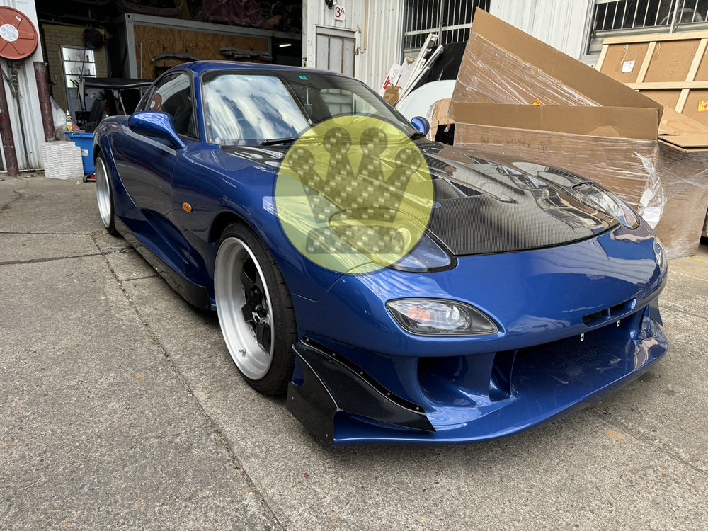 Amemiya Style Carbon Fiber Bonnet - RX7 FD – bodykit kingdom