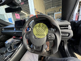 Custom Carbon Fiber steering wheel - Supra A90