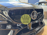 Gloss Black E63s Style Grill - W205 C205 C43 C300 C200