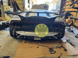 V style prepregged carbon fiber wing - LAMBORGHINI HURACAN