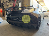 V style prepregged carbon fiber wing - LAMBORGHINI HURACAN