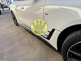 Gloss black side skirts extension - G26 4 Series