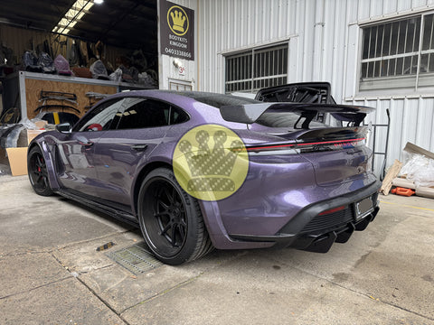 Dry Carbon Fiber GT4 Wing - Taycan