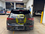 Gloss black roof spoiler - VW Golf MK8