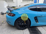 GT4 style Carbon Fiber Wing - 718 982 Cayman Boxster