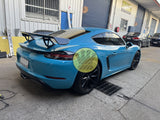 GT4 style Carbon Fiber Wing - 718 982 Cayman Boxster