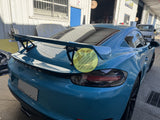 GT4 style Carbon Fiber Wing - 718 982 Cayman Boxster