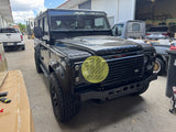 Satin black front bumper - Defender