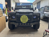 Satin black front bumper - Defender