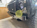 Satin black front bumper - Defender
